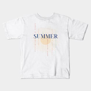 SUMMER Sun - Jane Austen novels design Kids T-Shirt